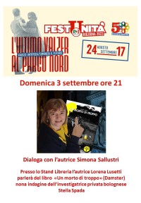 3 settembre 2023 Lorena Lusetti alla Festa Provinciale dell'Unità di Bologna